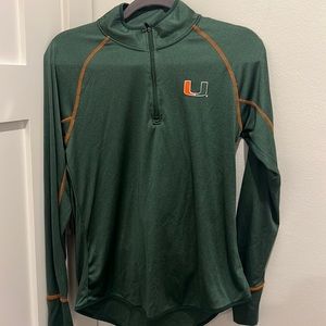 womens UM dri-fit quarter zip